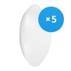 Voordeelpak 5x Ledvance LED Bulkhead Surface Circulair 250 Wit 13W 920lm - 830 Warm Wit | 250mm - IP44 